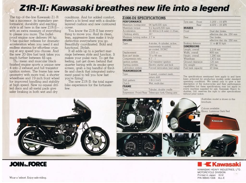 z1r history and information - KZRider Forum - KZRider, KZ